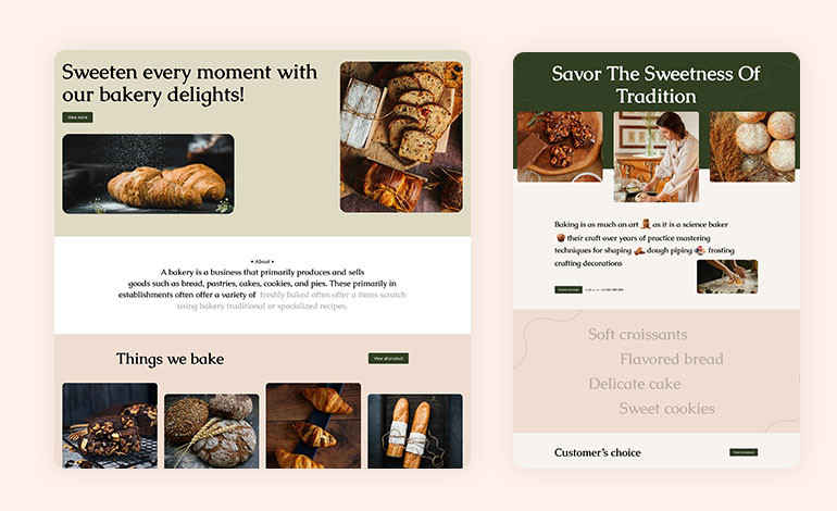 TTM Bakery and Pastry Shop Website WebFlow Template