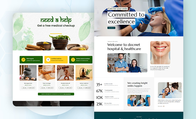 Medisat Health and Medical HTML Template