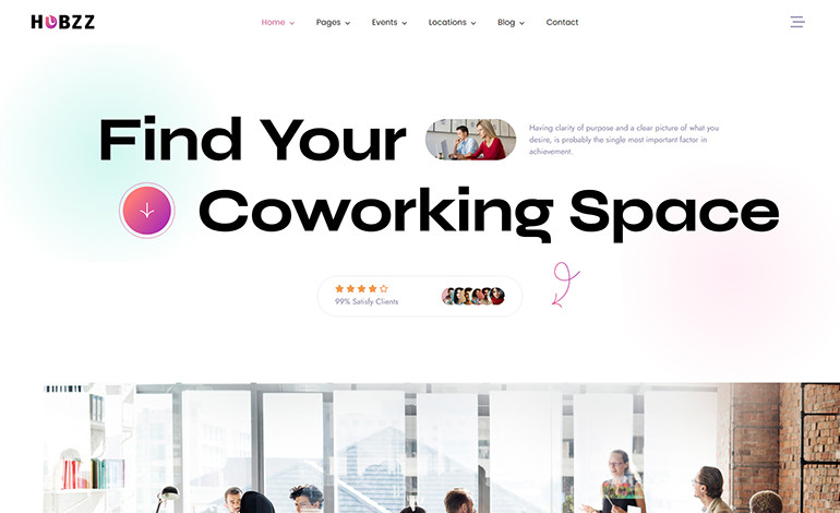 Hobzz Business and Coworking HTML Template