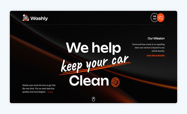 Washly WordPress Theme