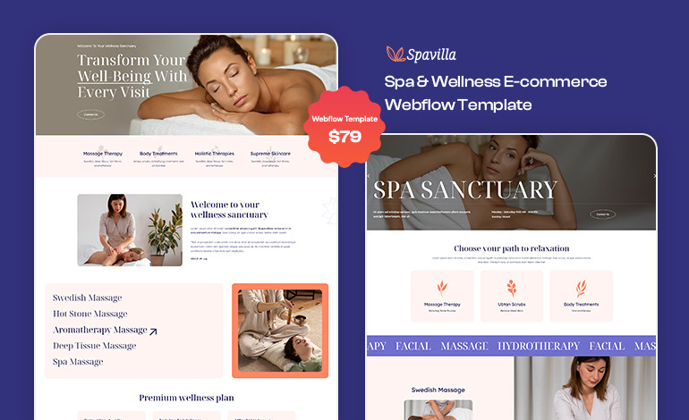 Spavilla Webflow Template