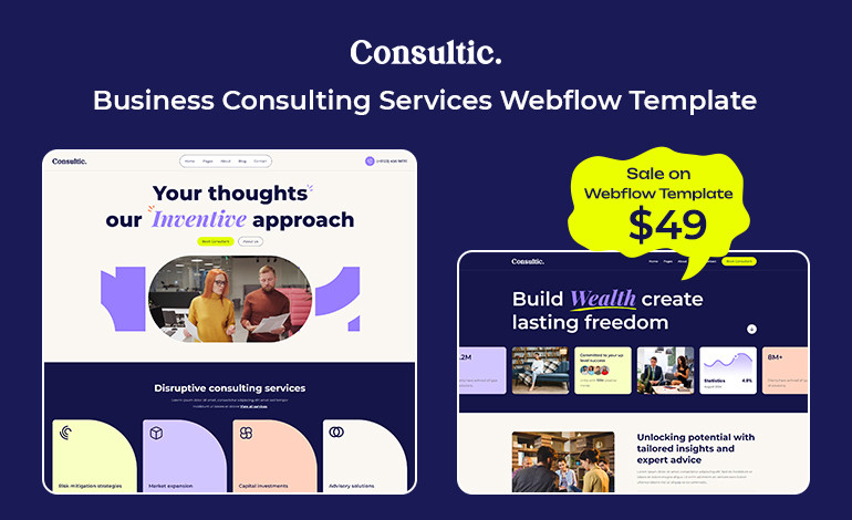 Consultic Webflow Template