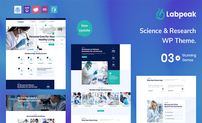 Labpeak WordPress Theme
