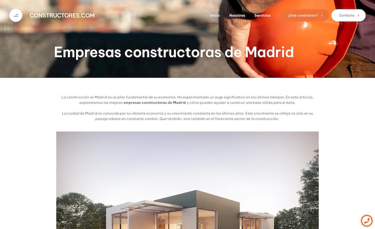 empresas constructores de madrid