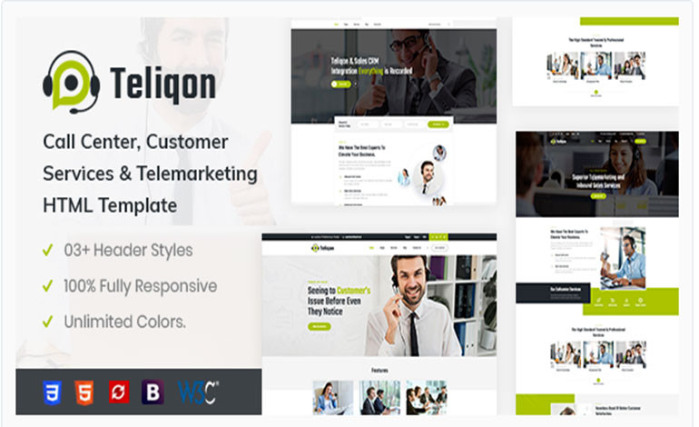 Teliqon Html Template