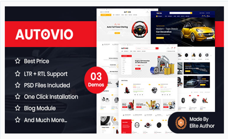 Autovio Opencart Theme