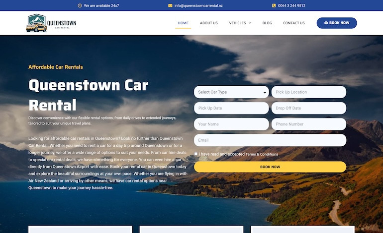 Queenstown Car Rental