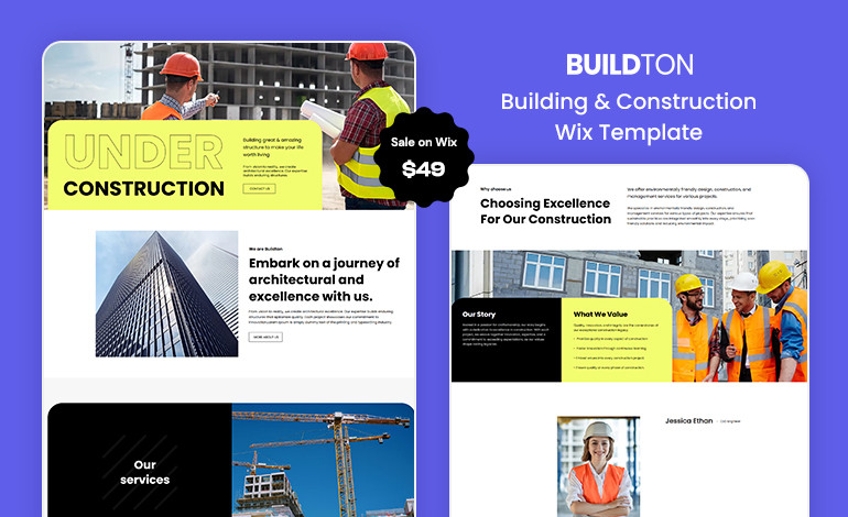 Buildton Wix Template