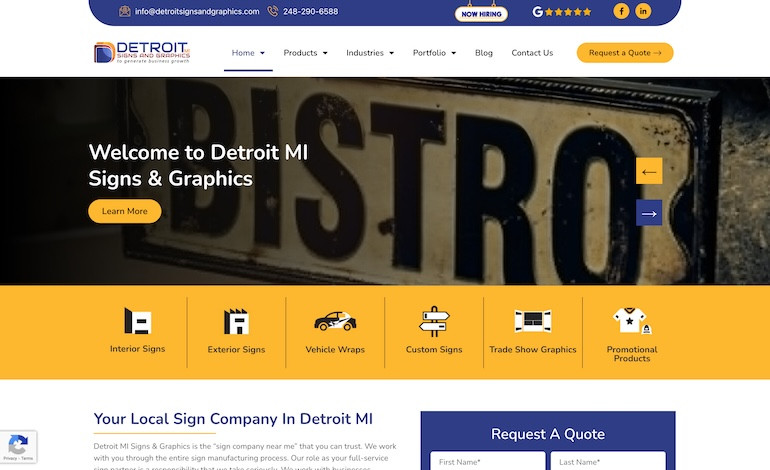 Detroit MI Signs and Graphics